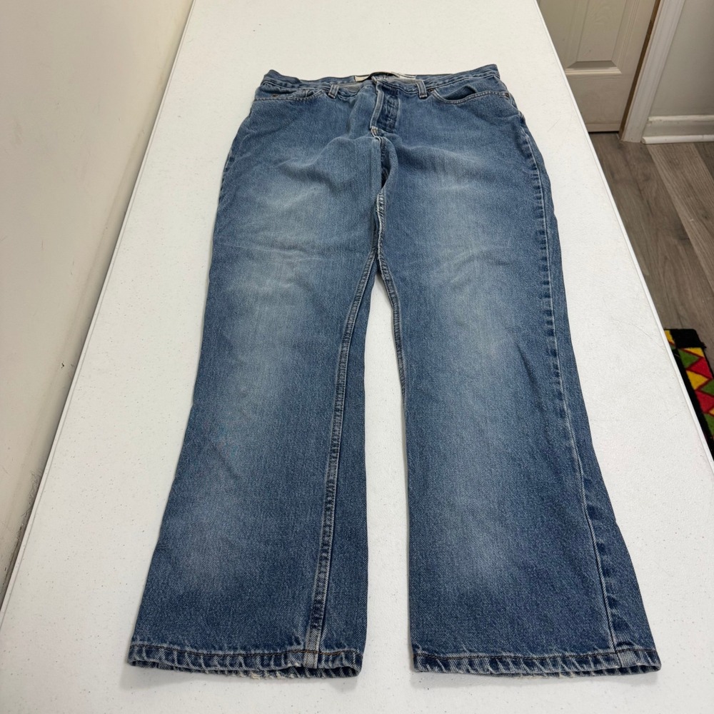 Gap Factory Store Bootcut Jeans Blue Medium Wash 100% Cotton Size 16 Reg 4142